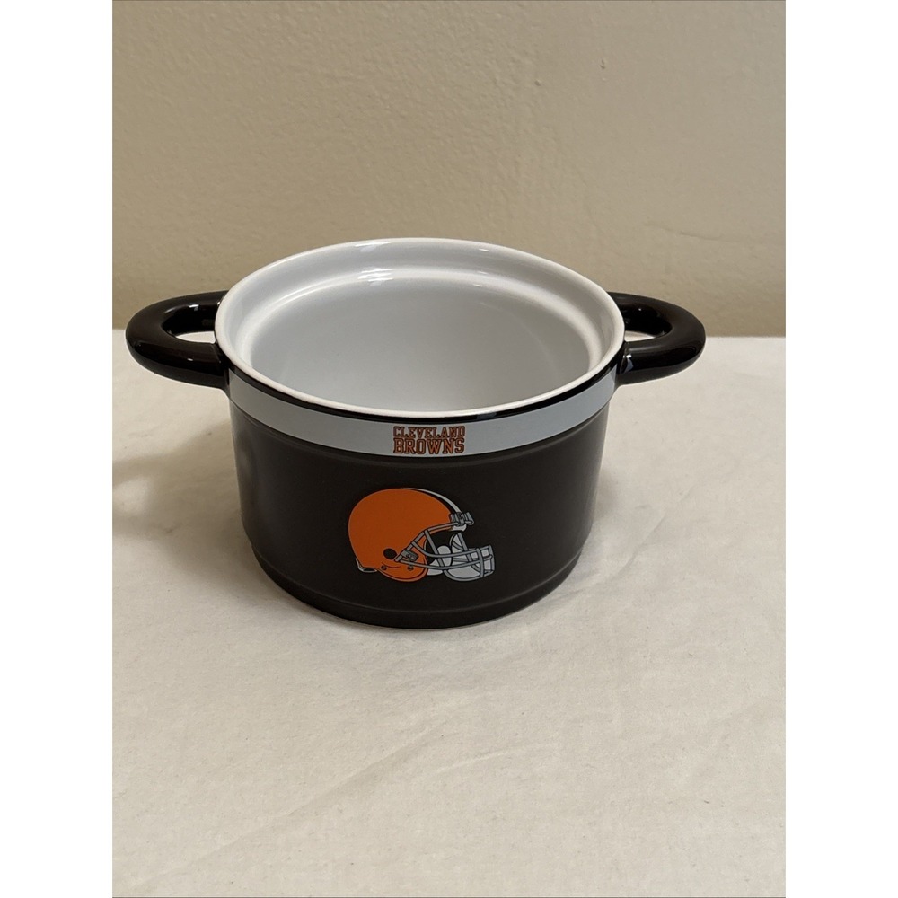 Cleveland Browns Boelter Brands Dips Bowl Soup With 2 Handle NFL Ceramic
